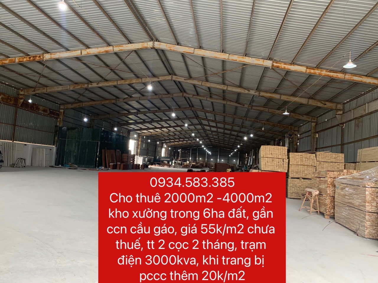 Cho thuê kho xưởng gần ccn Cầu Gáo, Đan Phượng