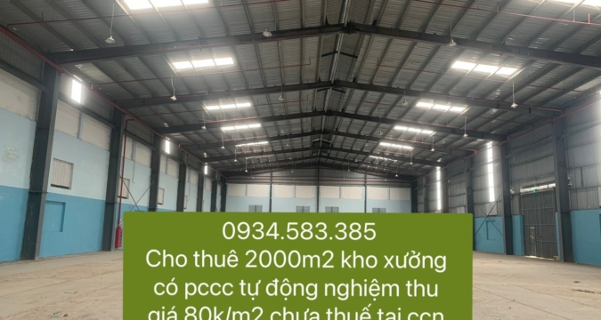 Cho thuê kho xưởng ccn Thanh Đa Phúc Thọ