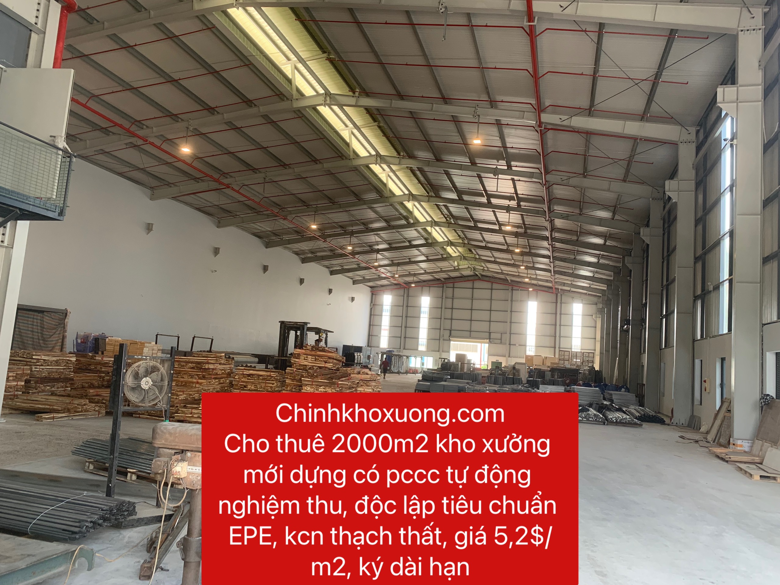 cho thuê kho xưởng khu công nghiệp thạch thất