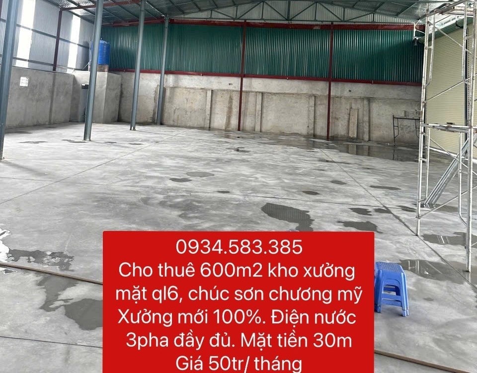 cho thuê kho tại chúc sơn chương mỹ