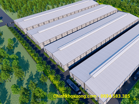 Thiết kế tổng thể dự án nhà xưởng KCN Lương Sơn