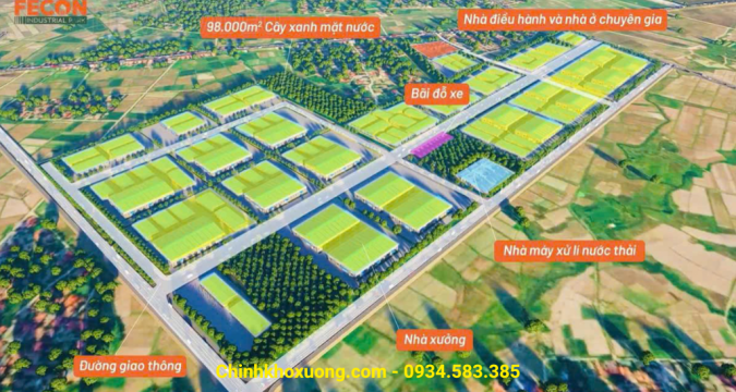 bán đất ccn fecon hiệp hoà