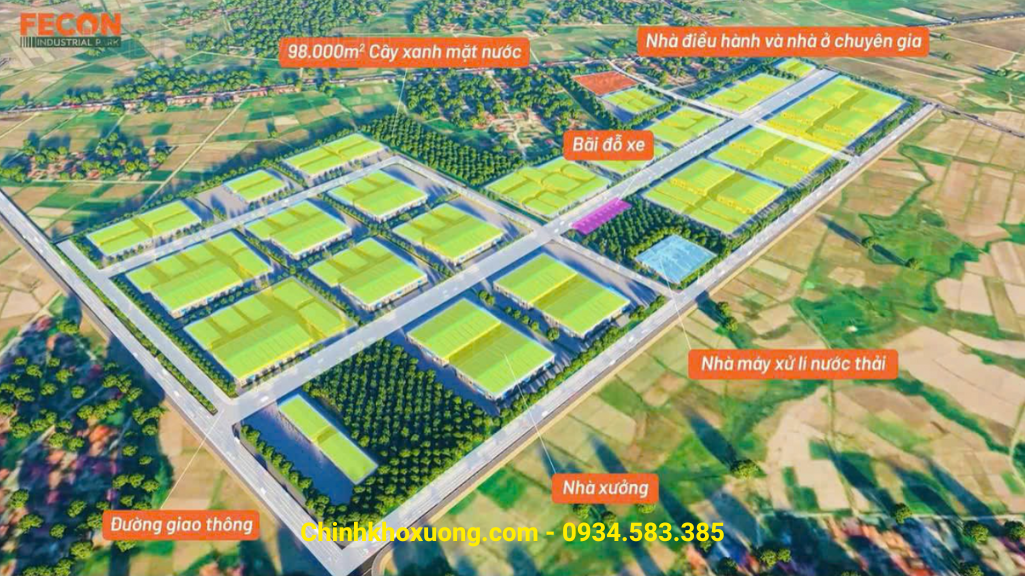 bán đất ccn fecon hiệp hoà