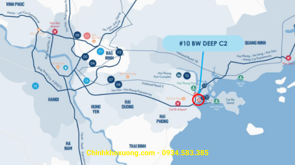 cho thuê kho xưởng khu công nghiệp deepc 2