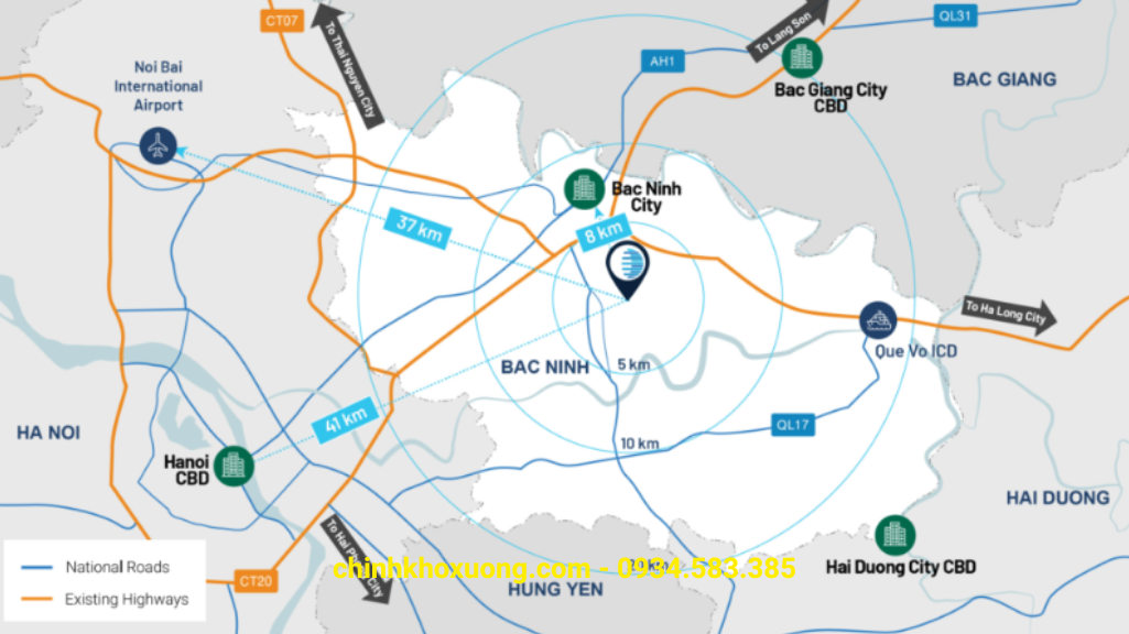 kho kcn nam sơn hạp lĩnh