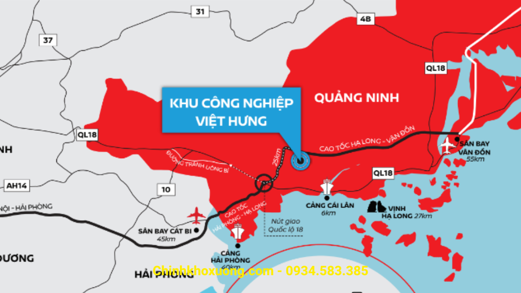 xưởng kcn việt hưng quảng ninh