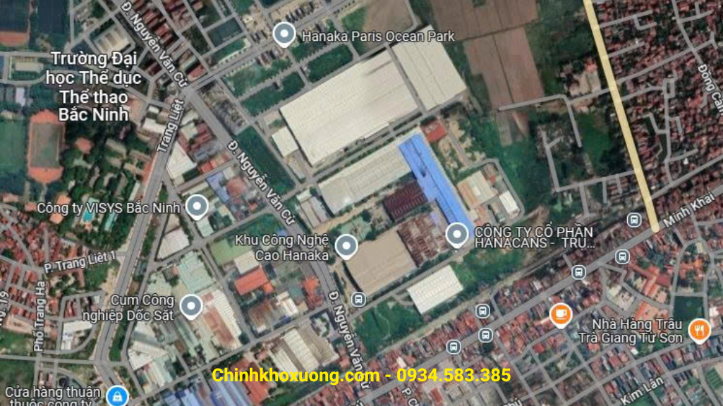 kho khu công nghiệp hanaka