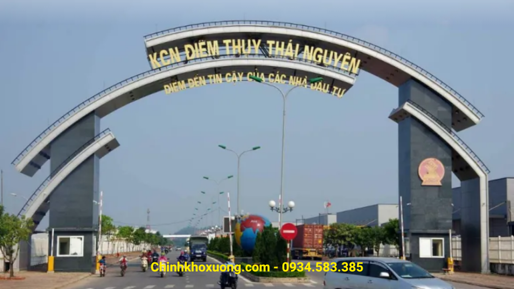 kho xưởng khu công nghiệp Điềm Thuỵ