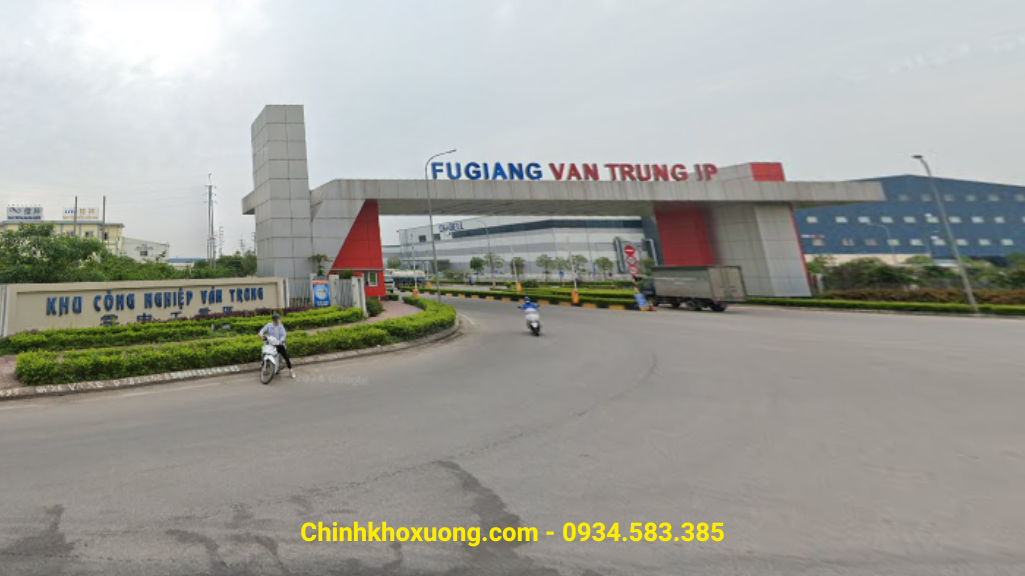 kho xưởng khu công nghiệp vân trung