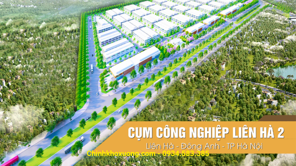 bán đất cụm công nghiệp liên hà 2