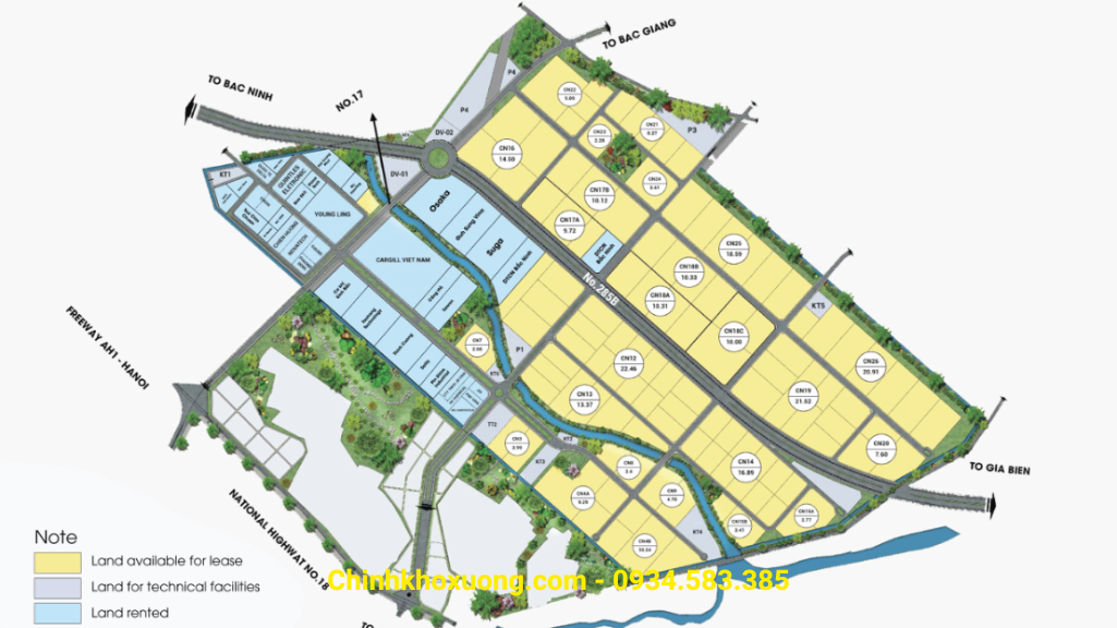 đất kcn quế võ 3