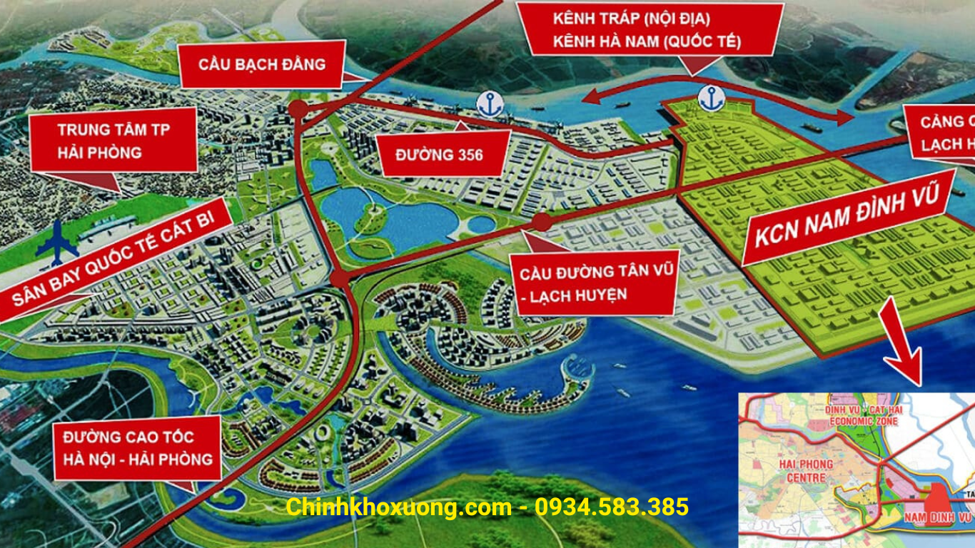 kho lạnh kcn nam đình vũ