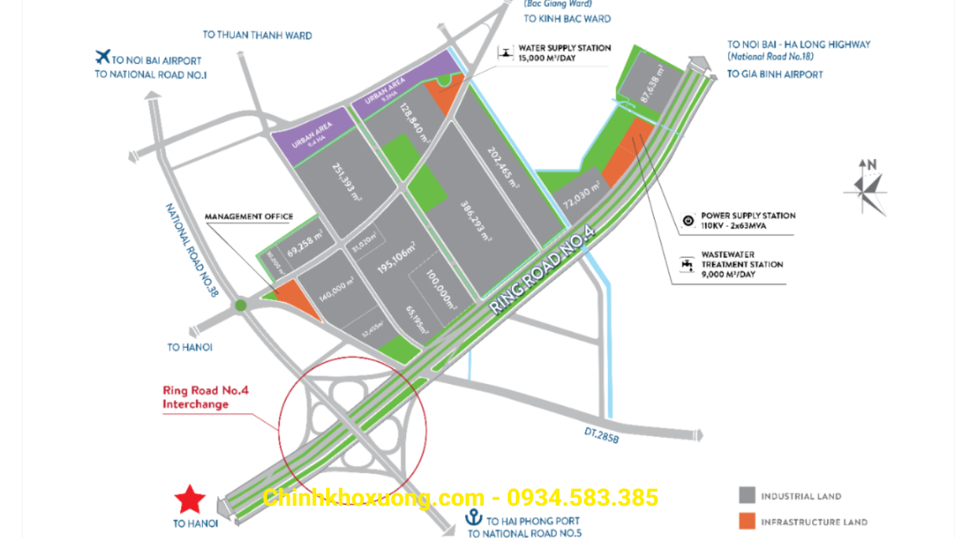 kho xưởng kcn thuận thành 1