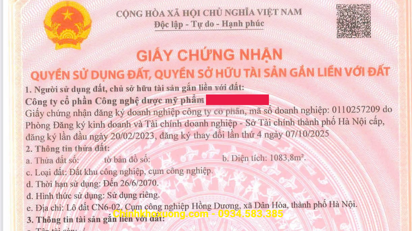 bán đất cụm công nghiệp hồng dương