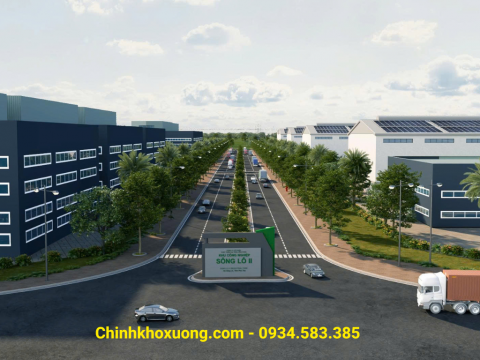 đất khu công nghiệp sông lô 2