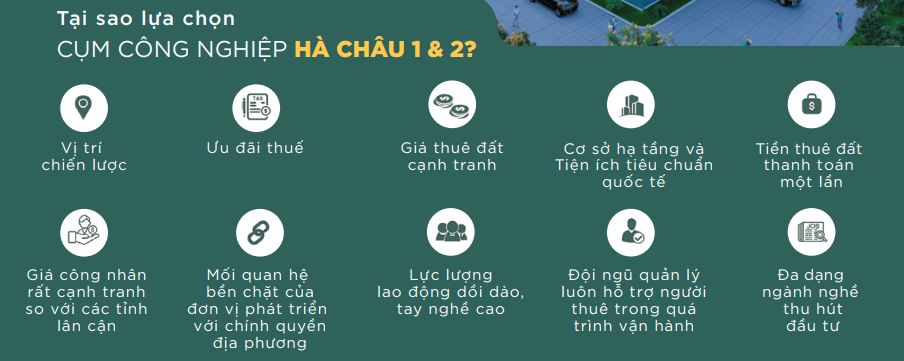 cụm công nghiệp Hà Châu 1 và 2 thái nguyên