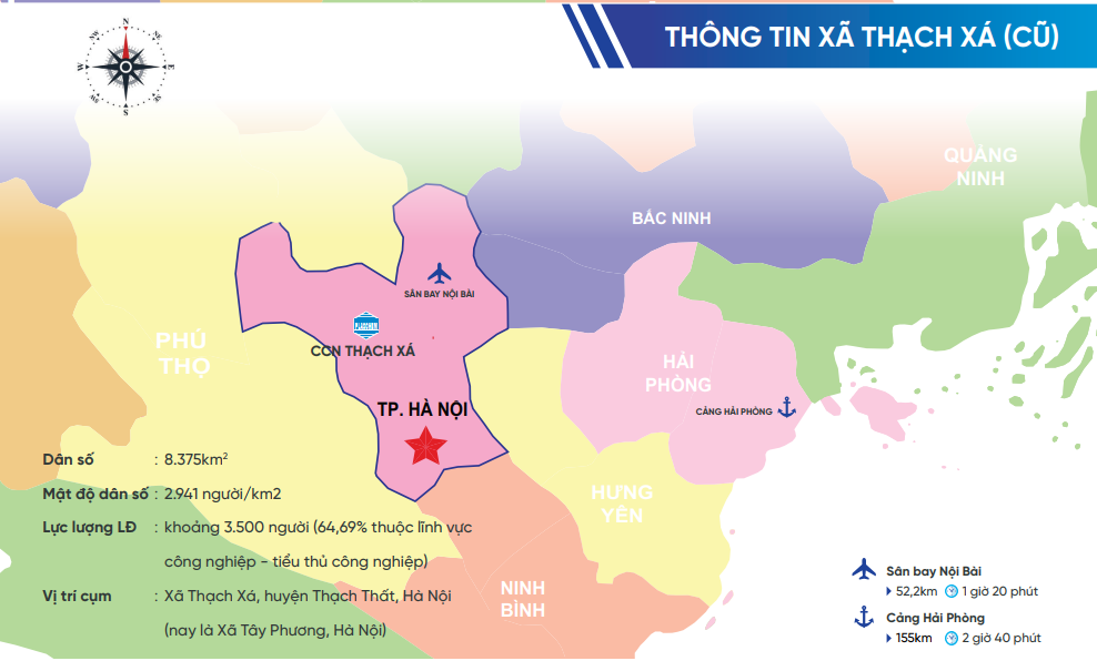 cụm công nghiệp thạch xá