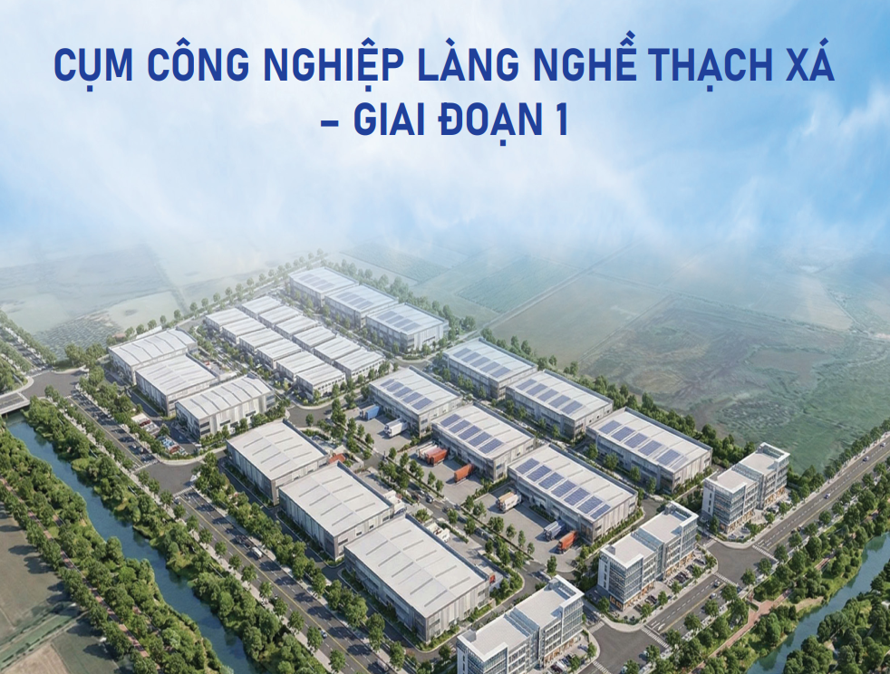đất cụm công nghiệp thạch xá