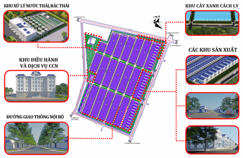 hạ tầng ccn hữu bằng