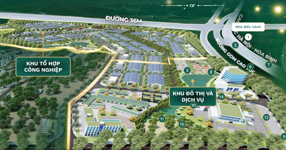 Hạ tầng kho xưởng cụm công nghiệp tiên tiến