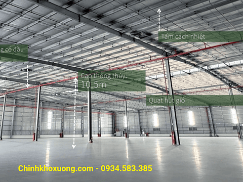 cho thuê kho xưởng kcn bình phú
