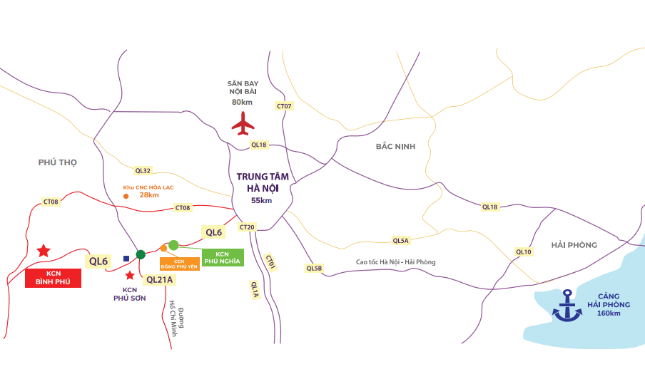 Giá cho thuê kho xưởng khu công nghiệp Bình Phú Phú Thọ 10.2026 2 kết nối vùng khu công nghiệp Bình Phú