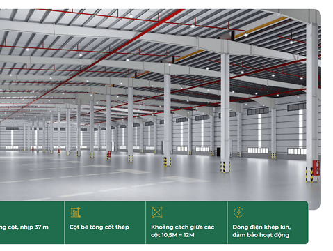 Bên trong nhà xưởng KCN Sạch Hưng Yên