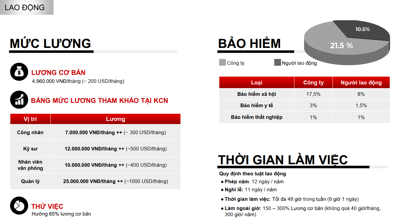 Nguồn lao động KCN Nam Đình Vũ