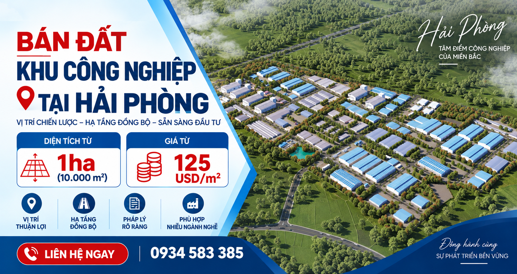 Đất KCN Gia Lộc Hải Phòng