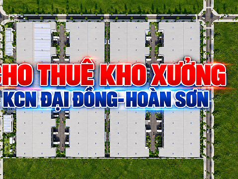 Cho thuê kho xưởng khu công nghiệp Đại Đồng Hoàn Sơn cho thuê kho xưởng khu công nghiệp Đại Đồng Hoàn Sơn